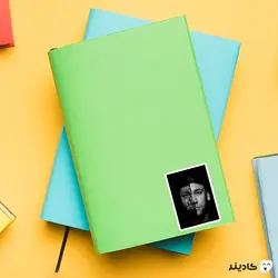 استیکر لپ تاپ نیمار سیاه سفید