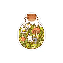 استیکر لپ تاپ بطری بانی موشه 🐰