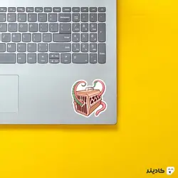 استیکر لپتاپ باکس هشت‌پا