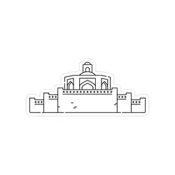 استیکر لپتاپ آرامگاه ابن حساب خراسان جنوبی