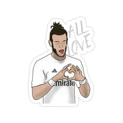 استیکر رئال مادرید – گرت بیل خوشحالی پس از گل