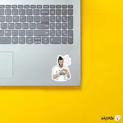 استیکر رئال مادرید – گرت بیل خوشحالی پس از گل