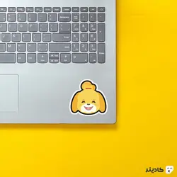 استیکر لپتاپ خرس بانمک