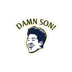 استیکر لپتاپ Damn Son!