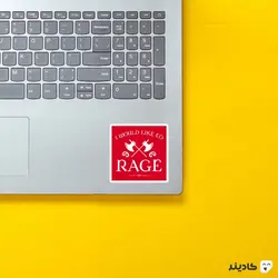 استیکر دانجنز اند دراگونز I would like to rage