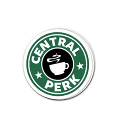 استیکر فرندز friends central pert starbucks
