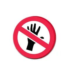 استیکر Don't touch