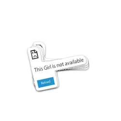 استیکر This Girl is not available