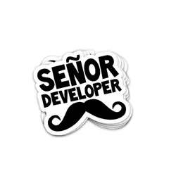 استیکر Senor Developer