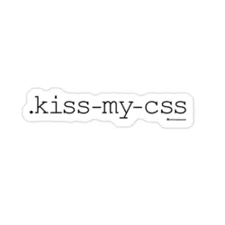 استیکر برنامه نویسی kiss-my-css
