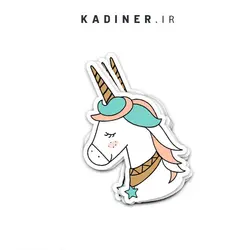 استیکر یونیکورن مینیمال