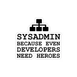 استیکر لپتاپ SysAdmin