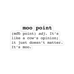 استیکر فرندز - Moo Point