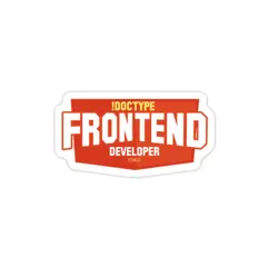 استیکر برنامه نویسی Frontend Developer