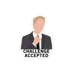 استیکر لپ تاپ آشنایی با مادر - بارنی استینسون