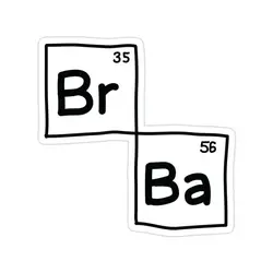 استیکر برکینگ بد - Br Ba