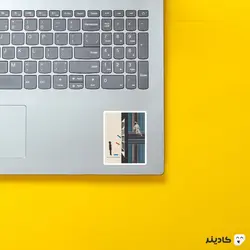 استیکر لپ تاپ کتابخانه