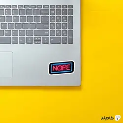 استیکر لپتاپ NOPE
