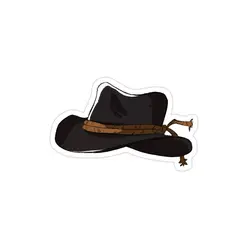 استیکر لپ تاپ Red Dead - کلاه بازی