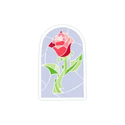 استیکر لپتاپ گل جاودان
