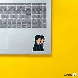 استیکر تن تن کارگاه‌های دوقلو