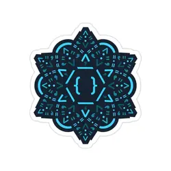 استیکر لپتاپ Code Mandala - React Framework