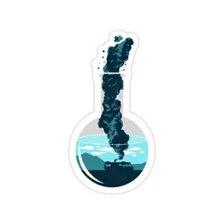 استیکر برکینگ بد - لوله آزمایشگاهی