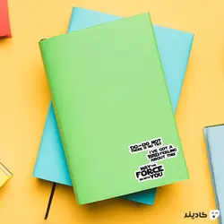استیکر لپ تاپ جملات استار وارز میکرو استیکر
