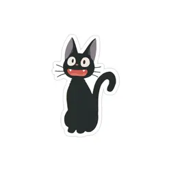 استیکر لپتاپ گربه‌ سیاه شیطون
