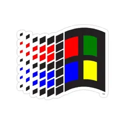 استیکر لپتاپ ویندوز 3.1
