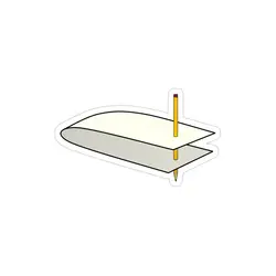 استیکر لپ تاپ کرم چاله