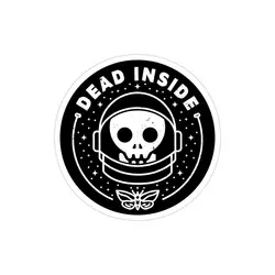 استیکر لپتاپ Dead inside