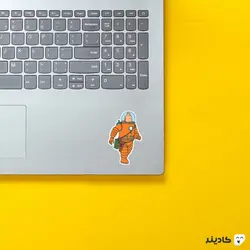 استیکر ماجراهای تن تن، تن تن فضانورد