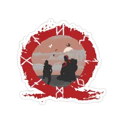 استیکر God of war - پدر و پسر
