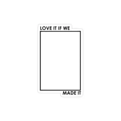 استیکر لپ تاپ Love it if we...