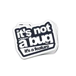 استیکر it's not a bug!