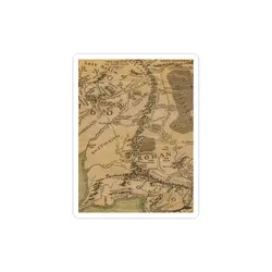 استیکر لپ تاپ نقشه ی روحان