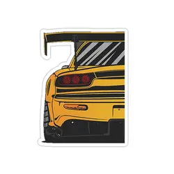 استیکر مزدا - Mazda rx7 back side