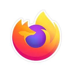 استیکر لپتاپ لوگوی فایرفاکس