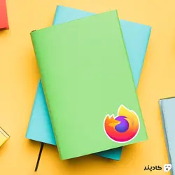 استیکر لپتاپ لوگوی فایرفاکس