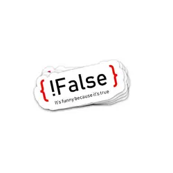 استیکر {!FALSE}