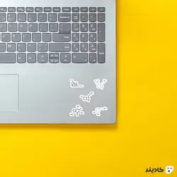 استیکر لپ تاپ استیکر لپ تاپ شیمی - فرمول های مواد مختلف