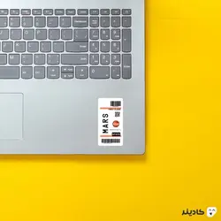 استیکر لپ تاپ بلیط سفر به مریخ