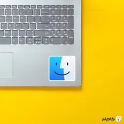 استیکر لپتاپ فایندر مک