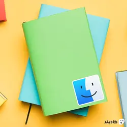 استیکر لپتاپ فایندر مک