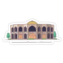 استیکر لپ تاپ ایل گلی - رنگی