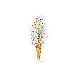 استیکر لپتاپ زرافه‌‌ی عاشق