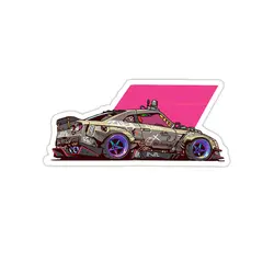 استیکر نیسان - Nissan gray godzilla