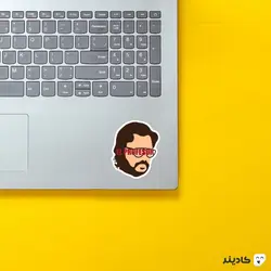 استیکر لپ تاپ مانی هیست - تایپوگرافی پروفسور