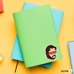 استیکر لپ تاپ مانی هیست - تایپوگرافی پروفسور
